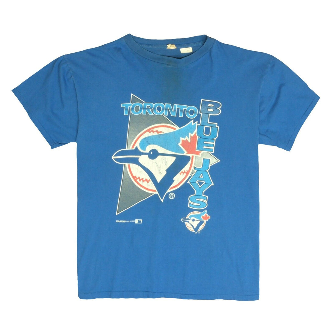 Vintage Toronto Blue Jays Starter T-Shirt Size Large Blue 1993 90s MLB