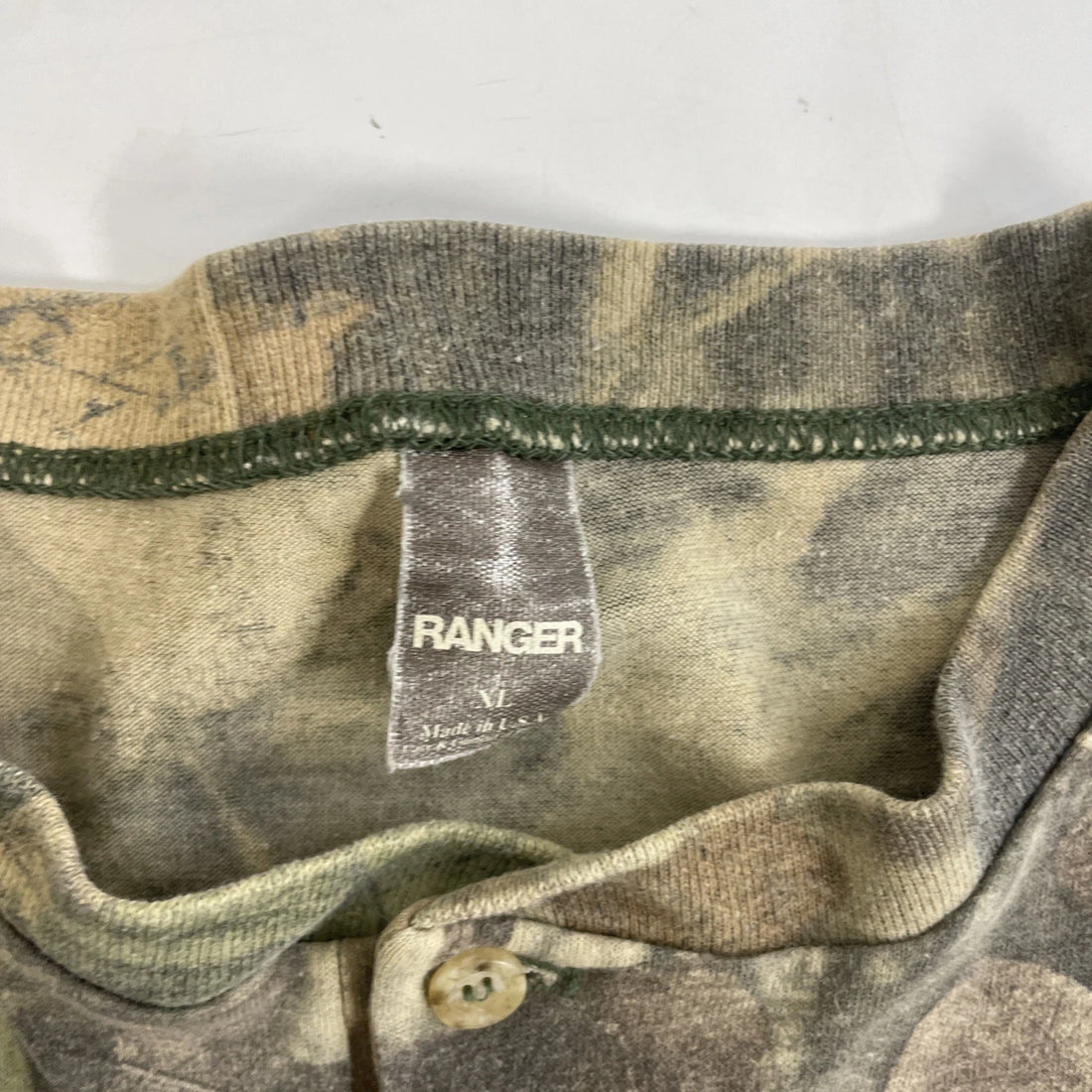 Vintage Ranger Advantage Timber Camo Long Sleeve T-Shirt Size XL