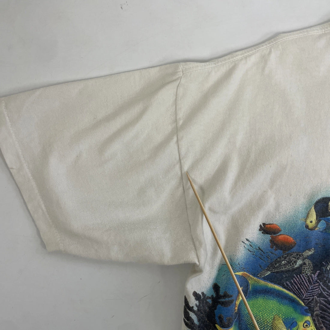 Vintage Fish Marine Life Habitat T-Shirt Size XL Nature Wrap Around