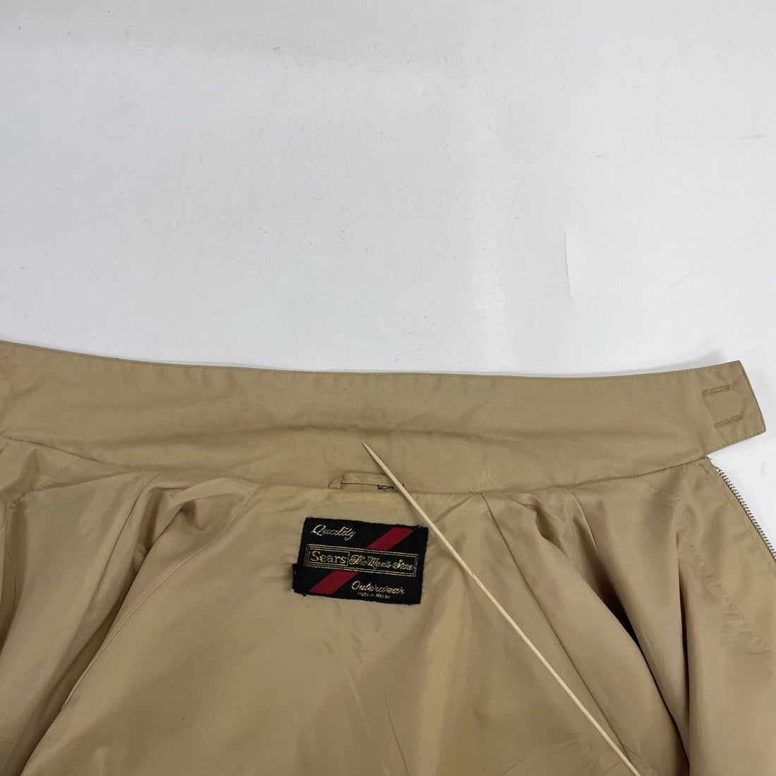 Vintage Sears Harrington Bomber Jacket Size Large Tall