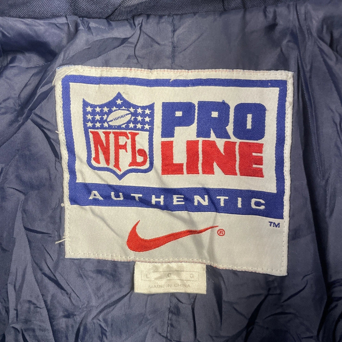Vintage Dallas Cowboys Nike Bomber Jacket Size Large Pro Line NFL