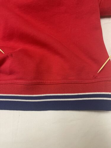 Vintage Philadelphia 76ers Nike Sweatshirt Hoodie Size XL Red Embroide –  Throwback Vault