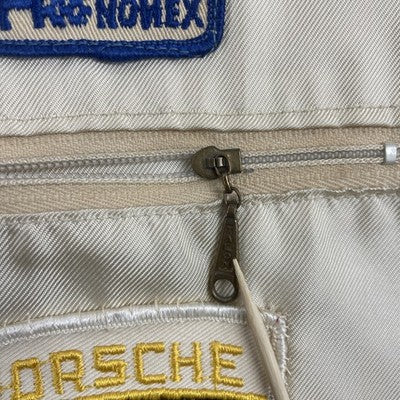 Vintage Frank Comito Racing Nomex Jacket Size Large Patches 80s