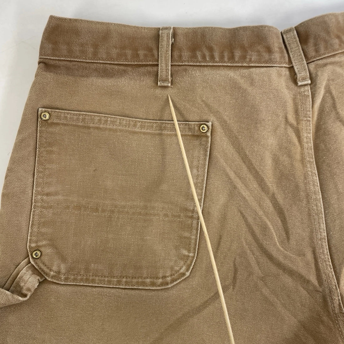 Carhartt Canvas Carpenter Double Knee Work Pants Size 42 X 30 Brown