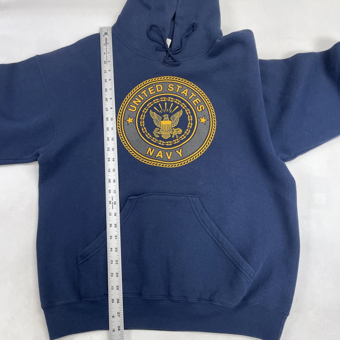 US Navy Crest Sweatshirt Hoodie Size Large USN
