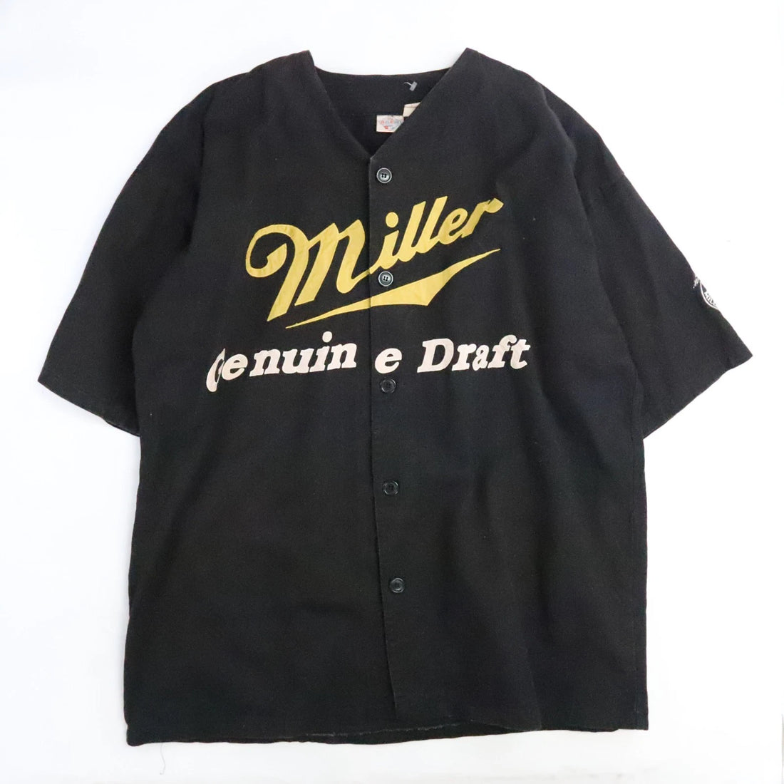 Vintage Miller Genuine Draft Baseball Jersey Size 2XL Beer Promo