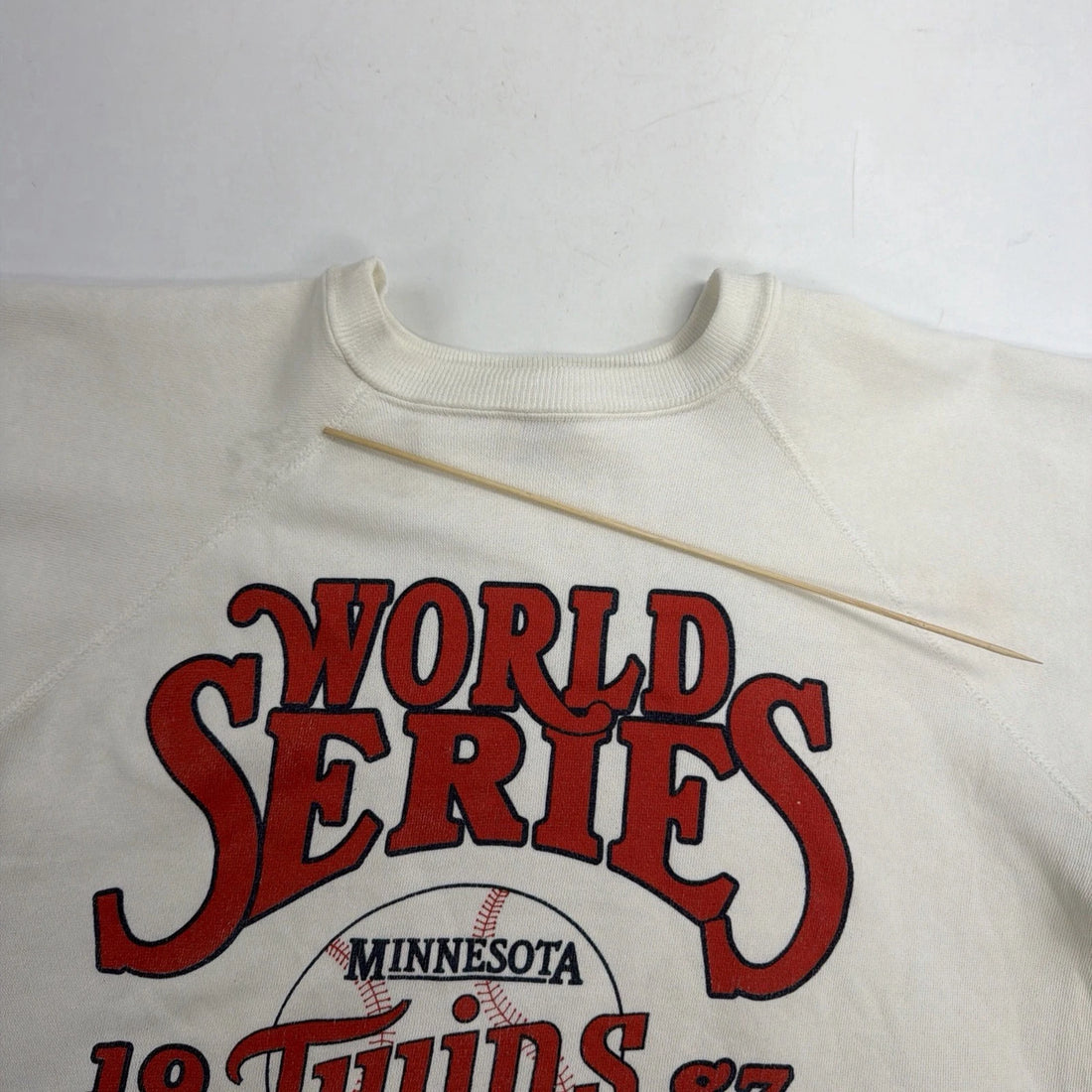 Vintage Minnesota Twins World Series Sweatshirt Large 1987 80s MLB
