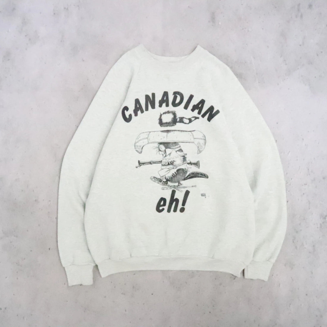 Vintage Canadian eh! Crewneck Sweatshirt Size Large