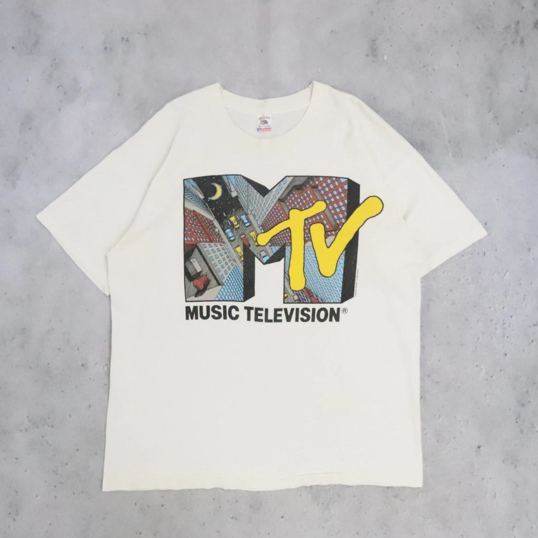 Vintage MTV Promo T-Shirt Size XL 1991 90s