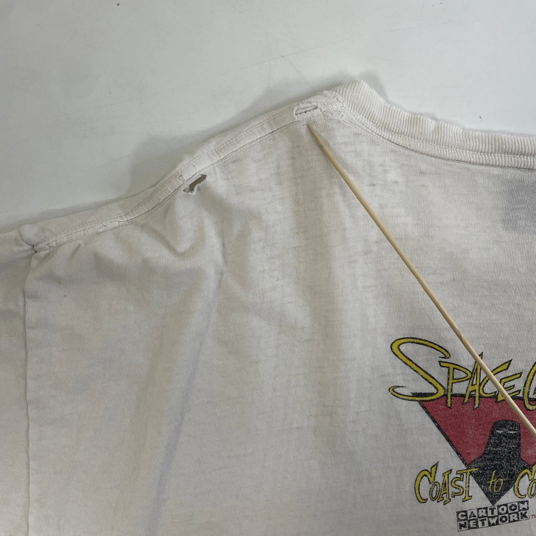 Vintage Space Ghost My Monkey Ate My Homework T-Shirt XL Cartoon Distressed