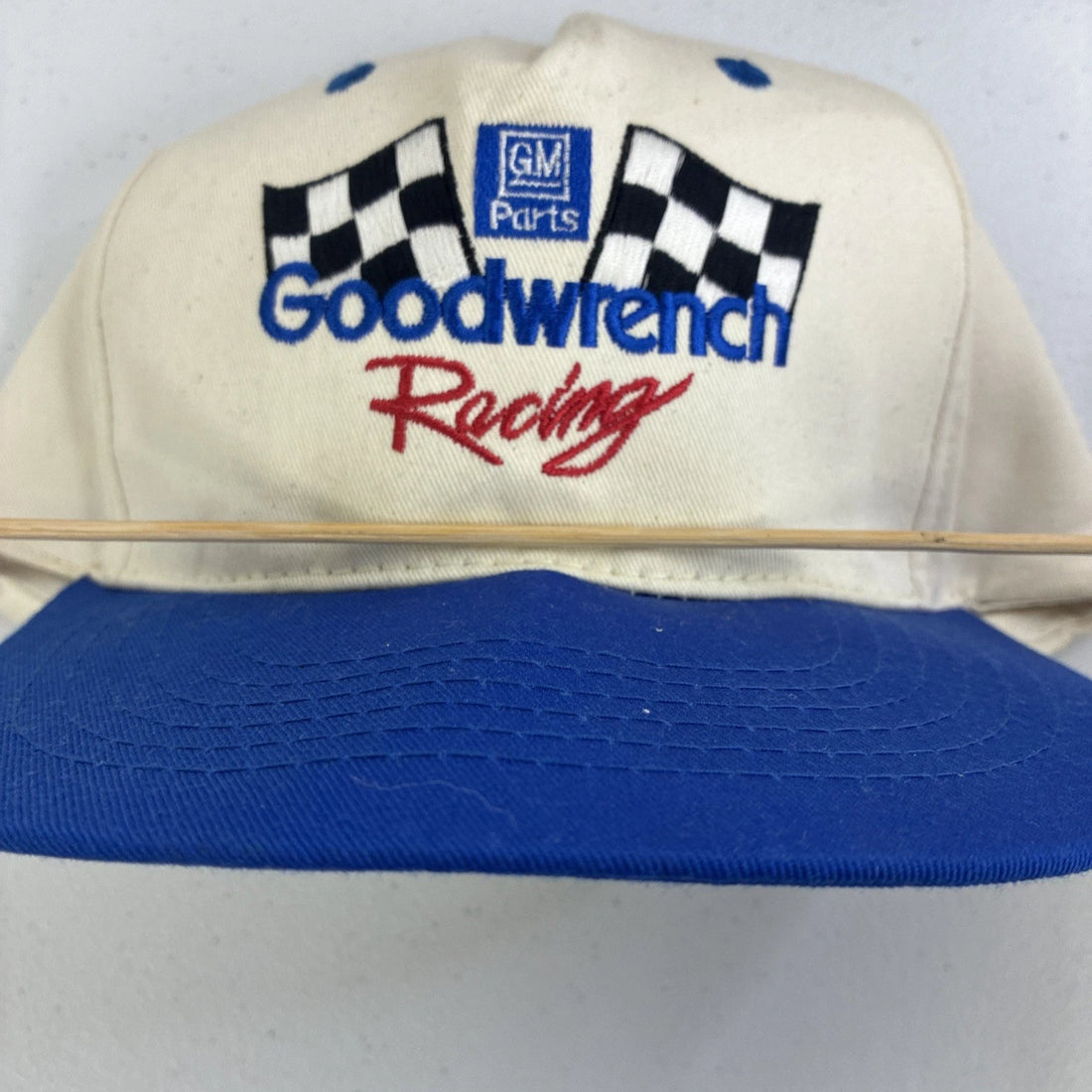 Vintage GM Goodwrench Racing Snapback Hat Cap OSFA 90s