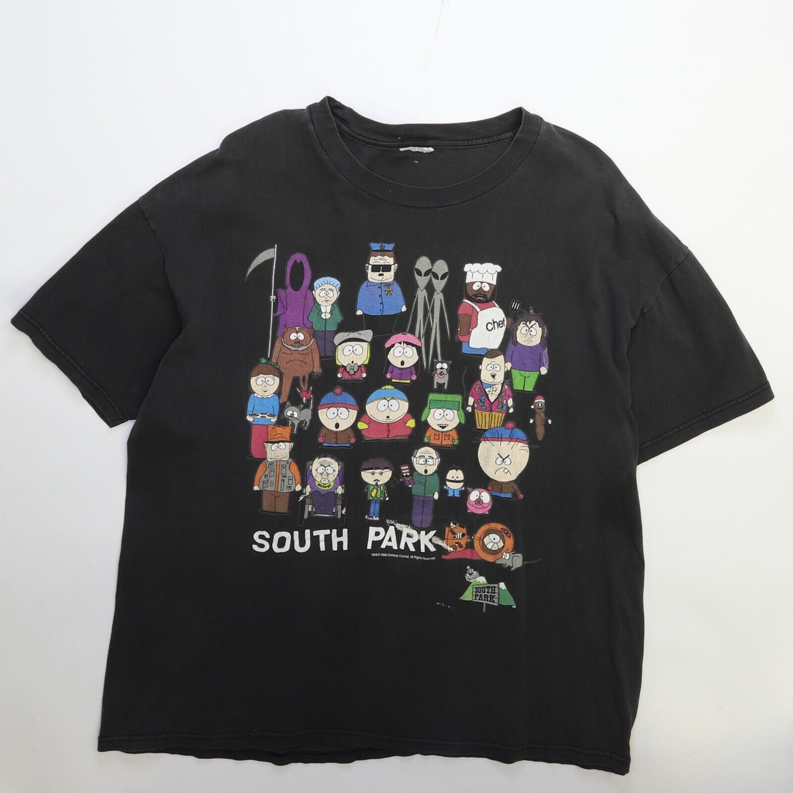 Vintage South Park Comedy Central T-Shirt Size XL Cartoon