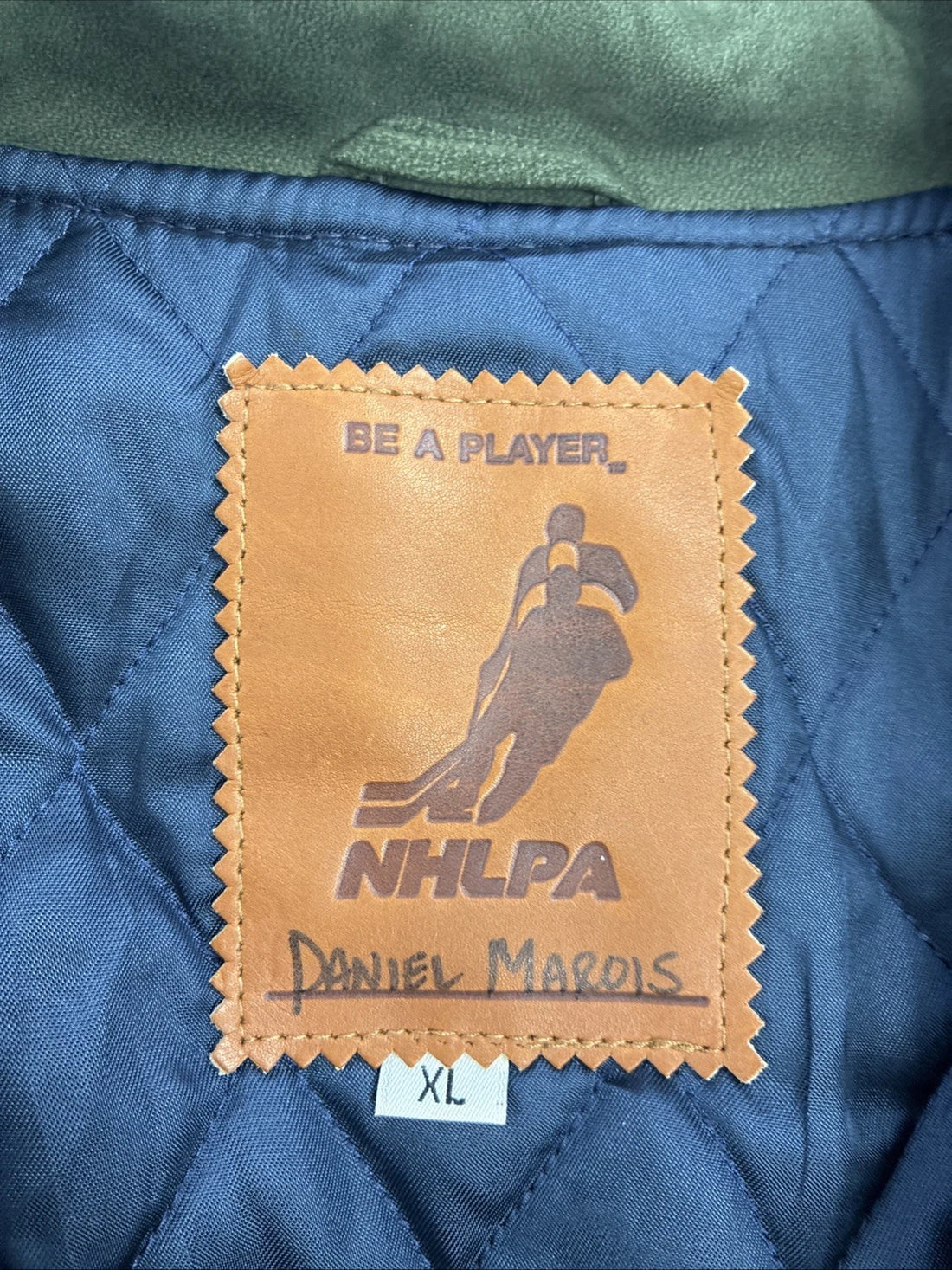 Vintage NHLPA Daniel Marois Wool Varsity Jacket Size XL NHL