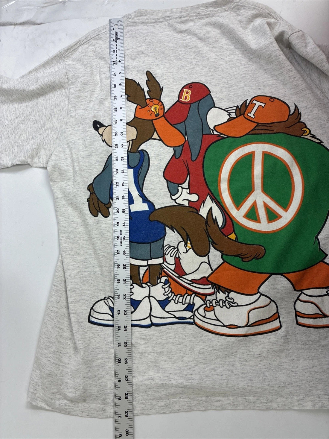 Vintage Looney Tunes Basketball T-Shirt Size XL 90s