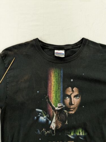 Michael Jackson Moon Walker T-Shirt Size Medium Black Pop Tee