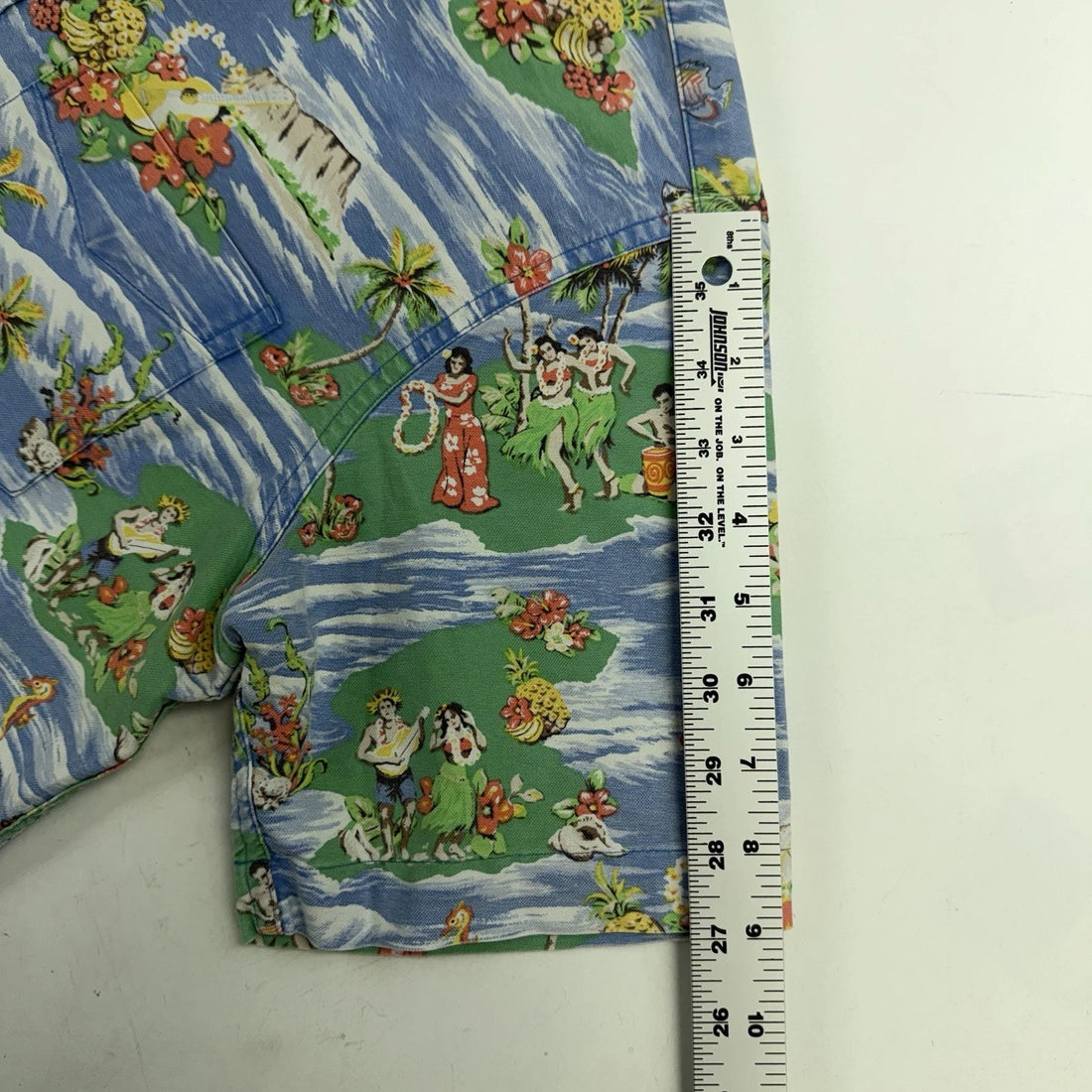 Ralph Lauren Hawaiian Tropical Short Sleeve Button Up Shirt Medium Pullover