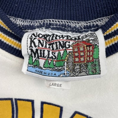 Vintage Michigan Wolverines Crewneck Sweatshirt Size Large 90s NCAA