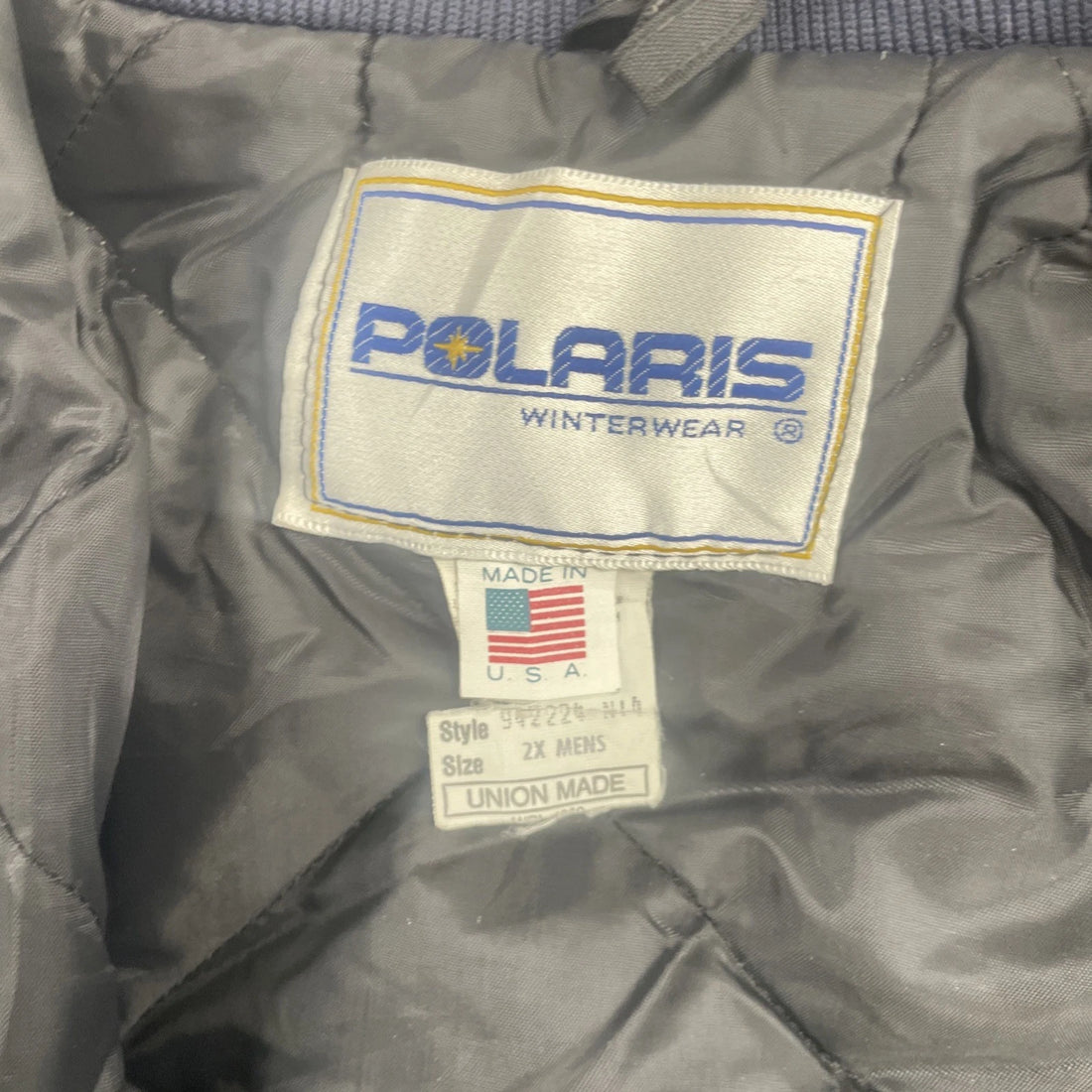 Vintage Polaris Puffer Bomber Jacket Size 2XL Insulated