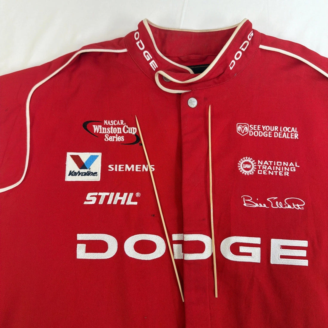 Bill Elliott Dodge Racing Jacket Size 2XL NASCAR