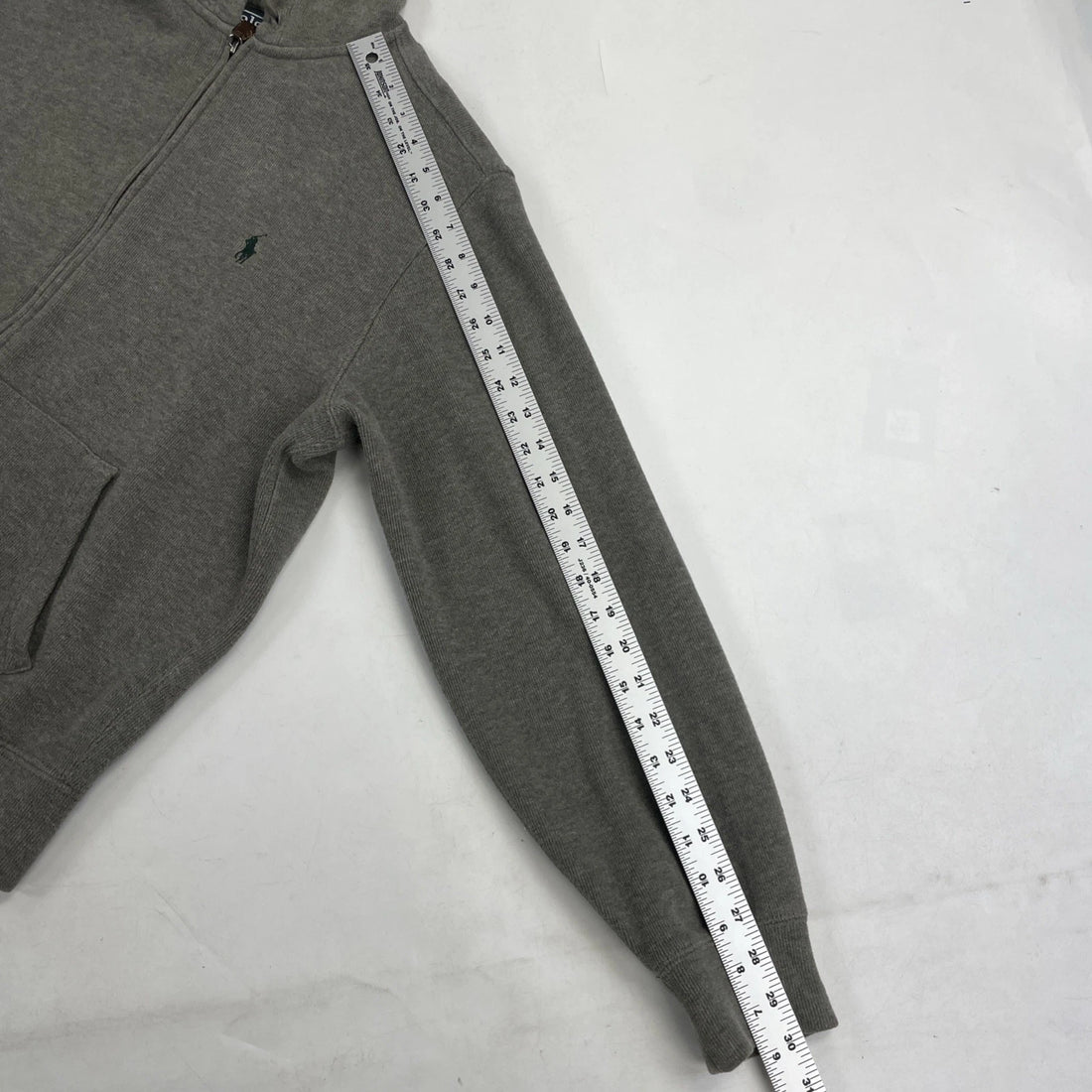 Vintage Polo Ralph Lauren Full Zip Sweatshirt Hoodie Size Medium