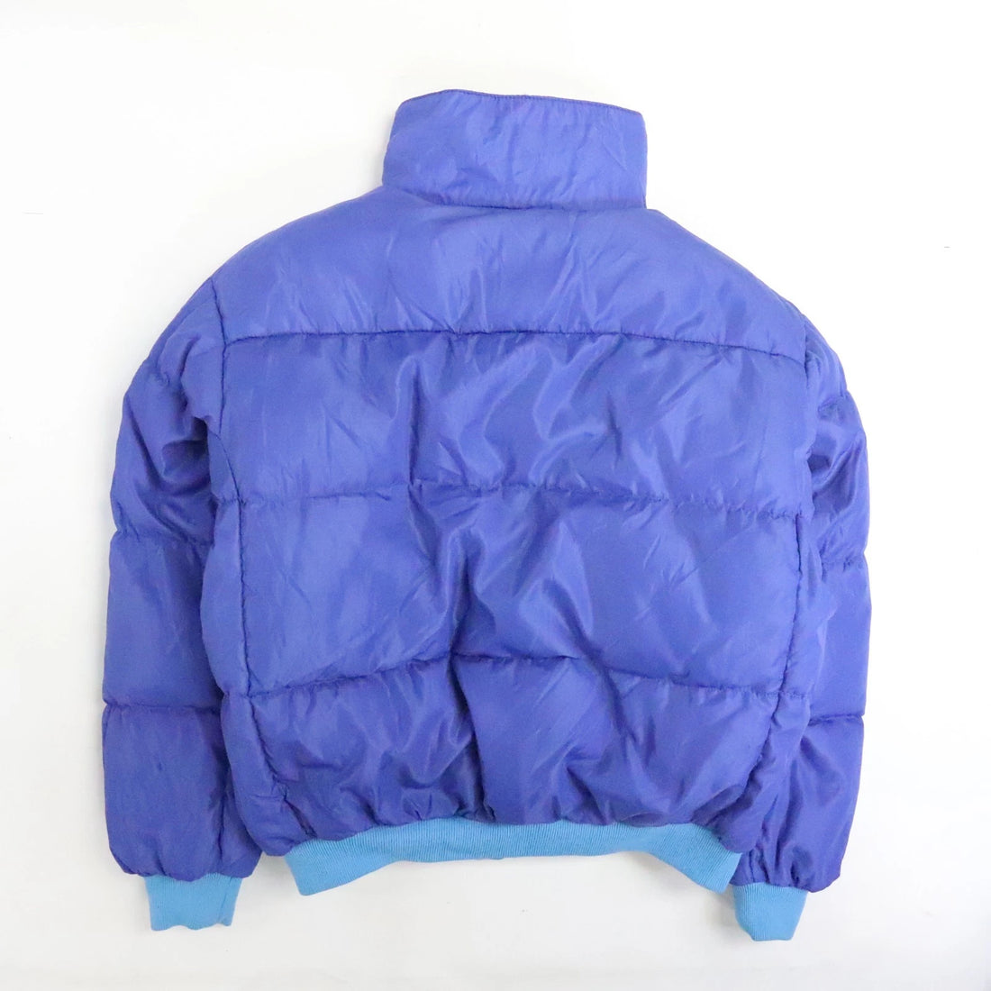 Vintage Columbia Puffer Bomber Jacket Womens Size XL Insulated Reversible