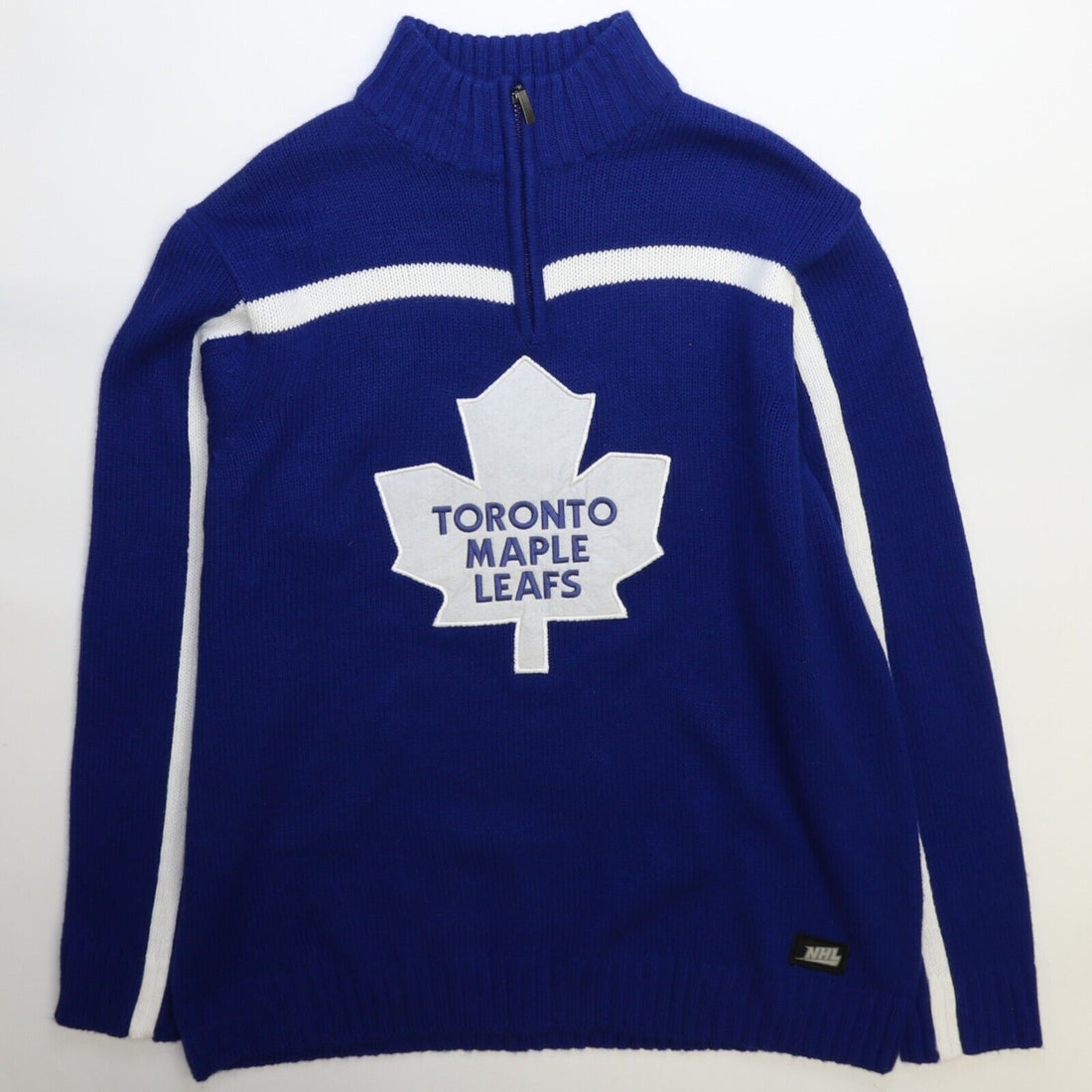 Toronto Maple Leafs 1/4 Zip Pullover Sweater Size XL NHL