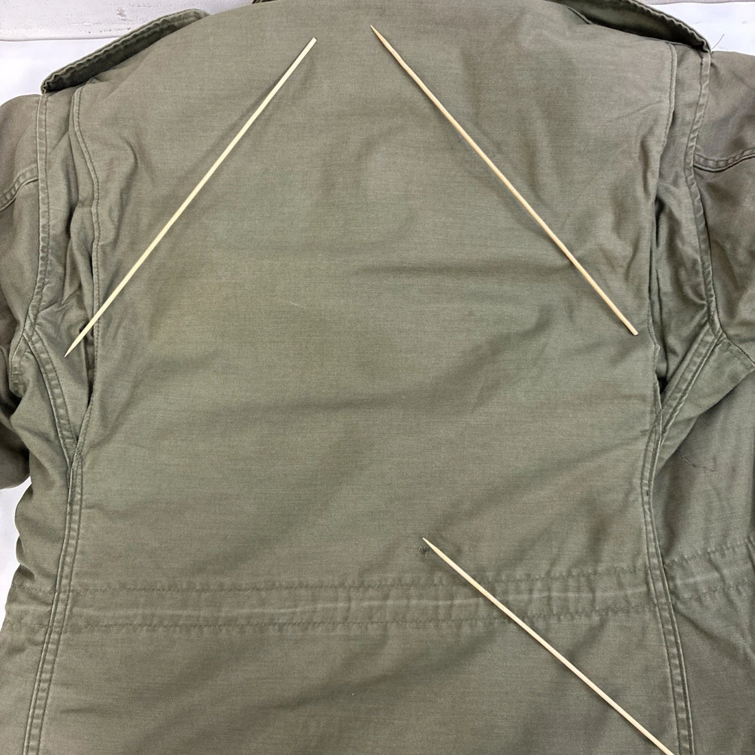 Vintage USAF OG 107 Military Field Coat Jacket Size Medium