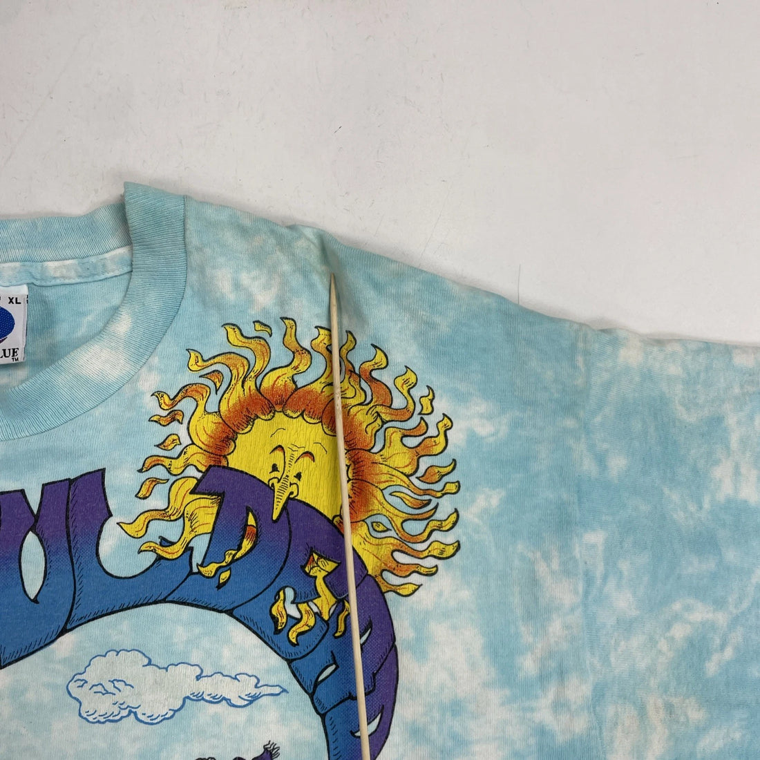 Vintage The Grateful Dead Spring Tour Tie Dye Liquid Blue T-Shirt XL 1992 90s