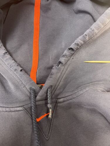 Grey and orange nike hoodie deals