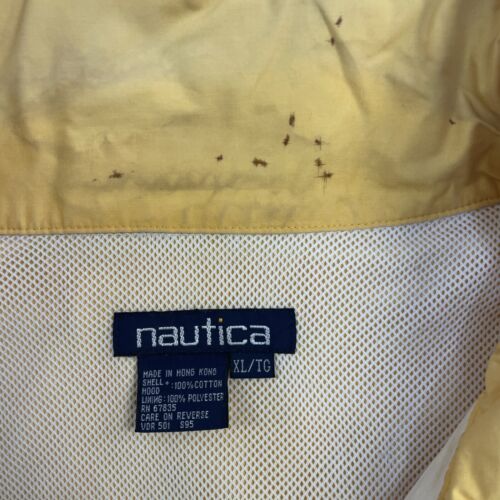 Vintage Nautica Young America Cup Defense Team Windbreaker Light Jacket Size XL