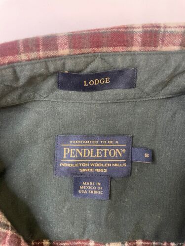 Pendleton Wool Lodge Button Up Shirt Size Small