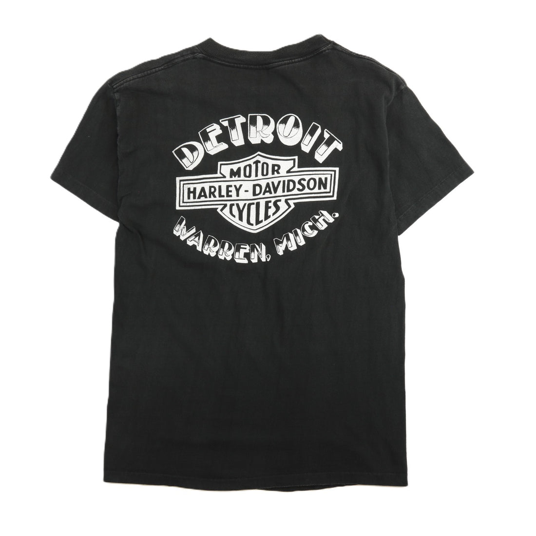 Vintage Follow Nobody Harley Davidson 3D Emblem T-Shirt Size Medium 1989 80s