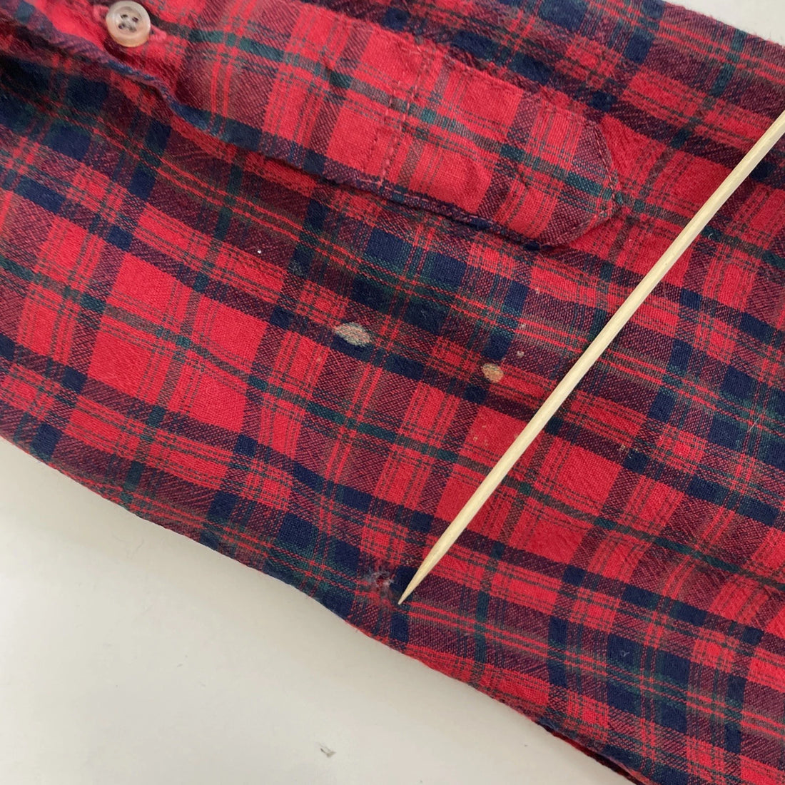 Vintage Pendleton Wool Fireside Button Up Shirt Size Large Red Plaid