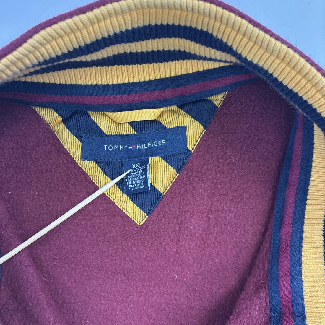 Tommy Hilfiger Full Zip Pullover Sweater Size 2XL