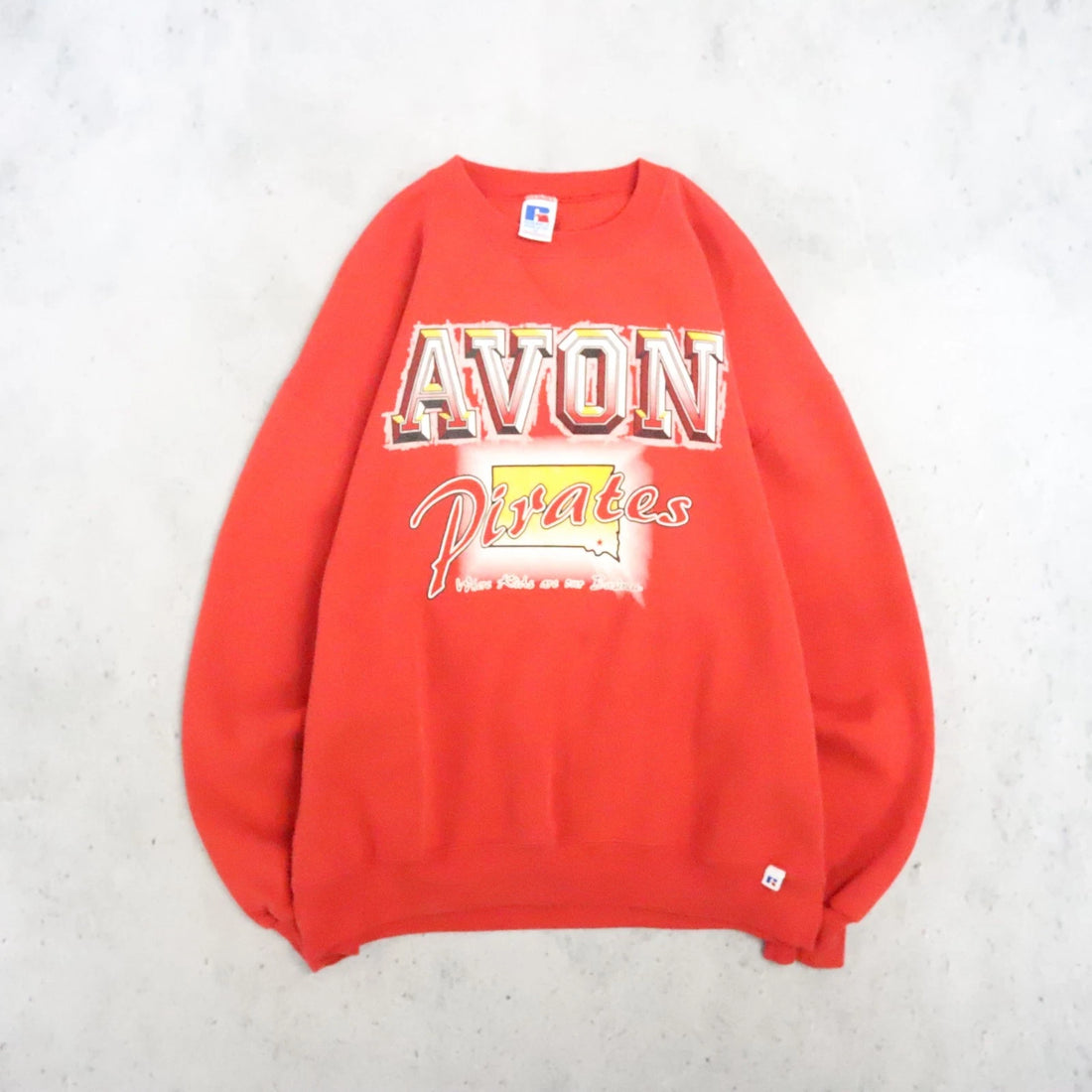 Vintage Avon Pirates Russell Athletic Crewneck Sweatshirt Size XL 90s