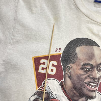 Vintage Washington Redskins Clinton Portis Caricature Reebok T-Shirt Size XL NFL