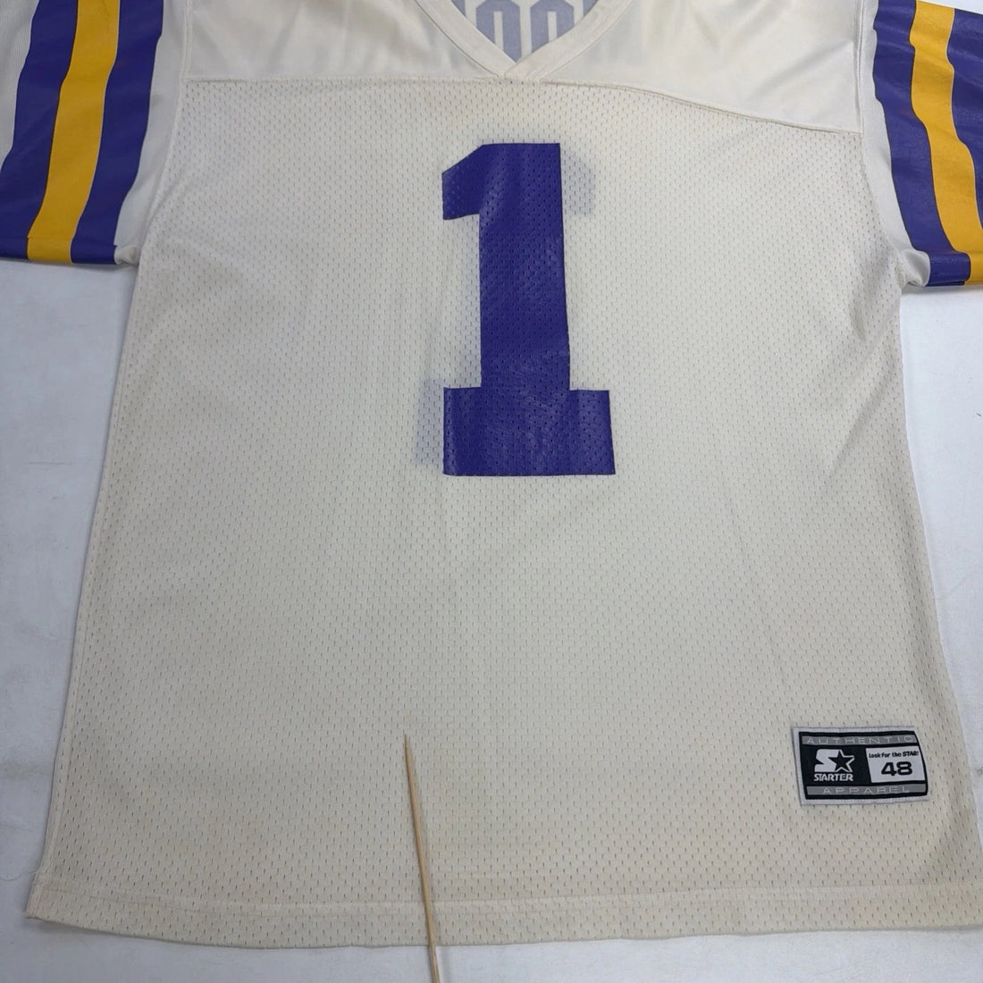 Vintage Minnesota Vikings Warren Moon Starter Jersey Size 48 NFL