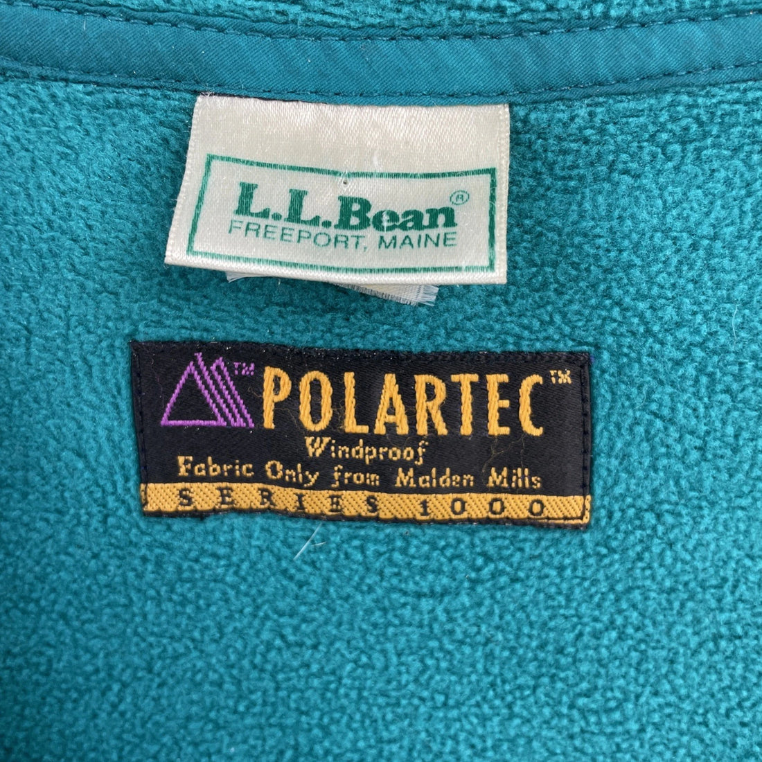 Vintage L.L. Bean 1/2 Zip Fleece Jacket Size XL Blue