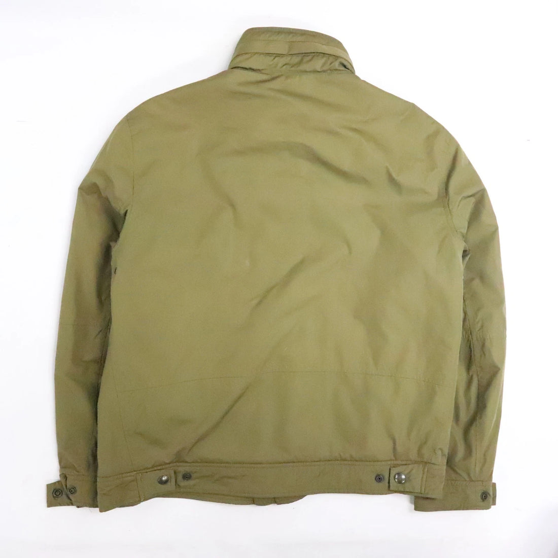 Vintage Polo Ralph Lauren Bomber Jacket Size Large Green Fleece Lined