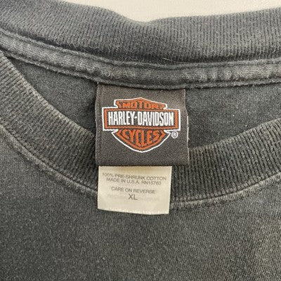 Vintage Harley Davidson Eagles T-Shirt Size XL Black 2004 Y2K