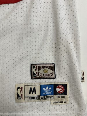 Atlanta Hawks Dominique Wilkins Adidas Swingman Jersey Medium Hardwood NBA