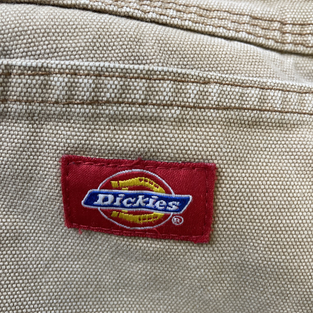 Vintage Dickies Canvas Carpenter Work Pants 36 X 30 Tan