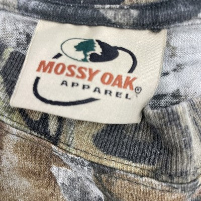 Vintage Mossy Oak Camo Long Sleeve Pocket T-Shirt XL