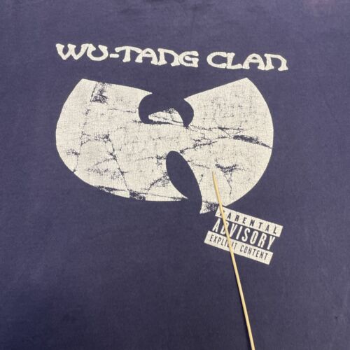 Vintage Wu Tang Clan Iron Flag T-Shirt Size 2XL Hip Hop Rap Tee 2001