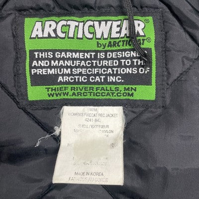 Vintage Arctic Cat Snowmobile Racing Jacket Size Medium Insulated