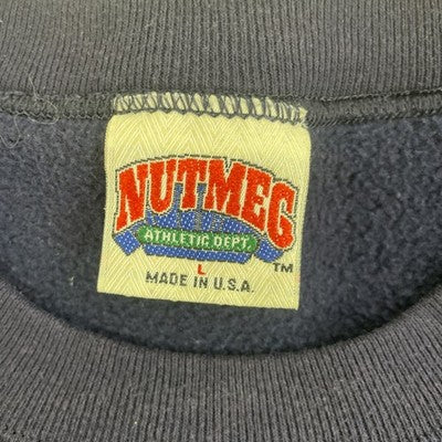 Vintage Michigan Wolverines Nutmeg Crewneck Sweatshirt Large 90s NCAA