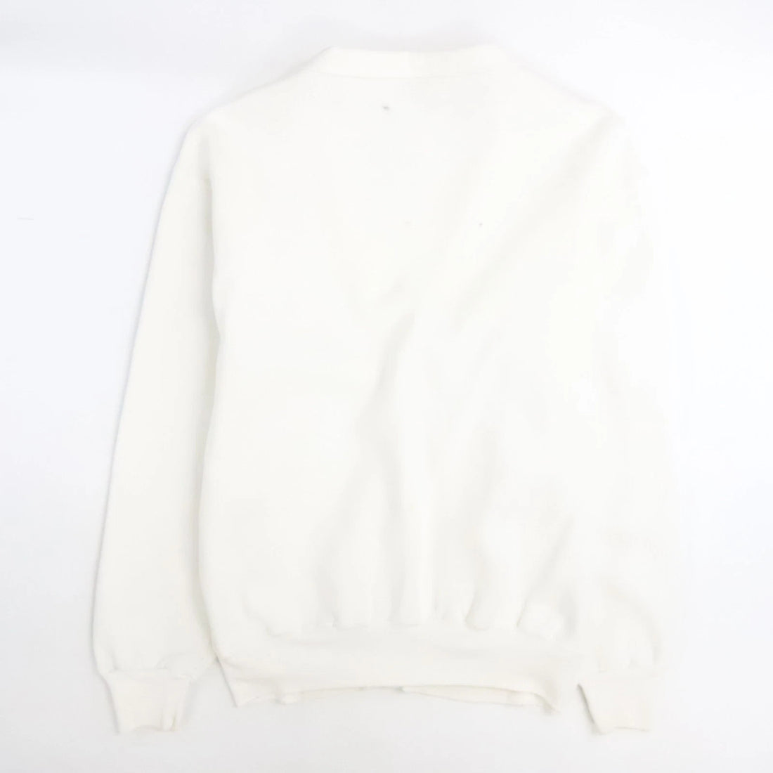 Vintage Russell Athletic Cardigan Sweatshirt Size Large White 90s