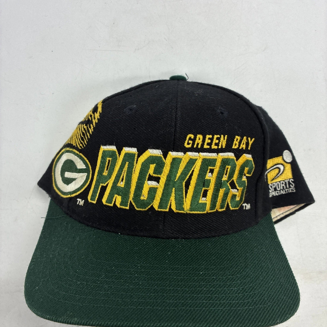 Vintage Green Bay Packers Wool Shadow Sports Specialties Snapback Hat OSFA NFL