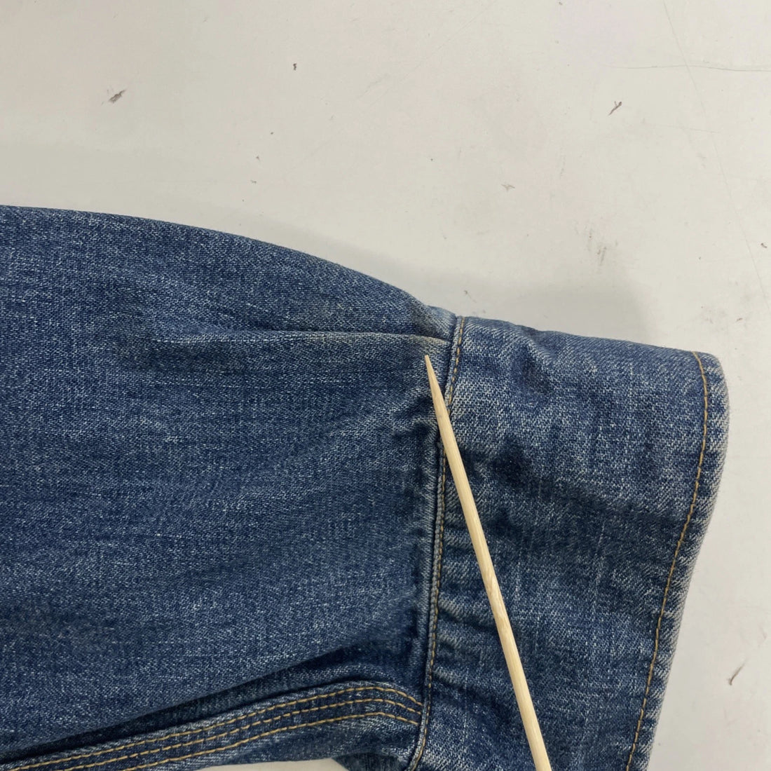 C.C. Filson Denim Button Up Shirt Size Large