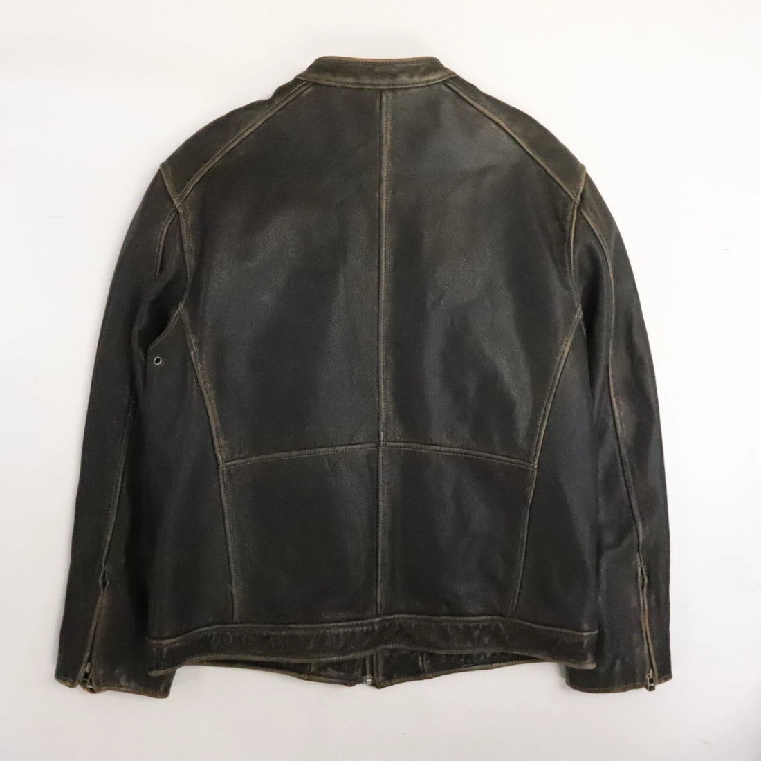 Danier Leather Cafe Racer Motorcycle Jacket Size XL